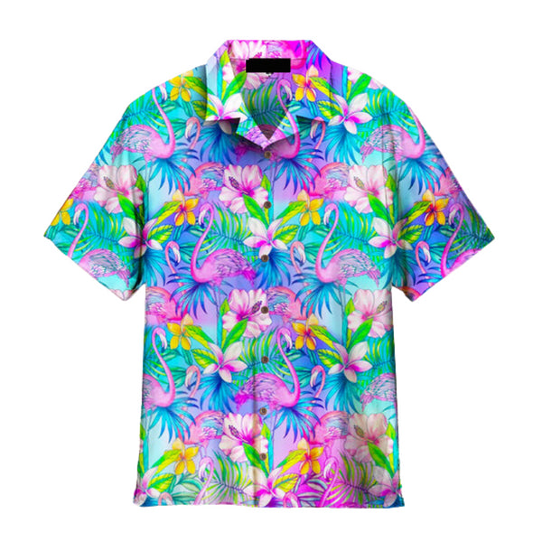 Beautiful Flamingo Hawaiian Shirt - Cool Design - Summer Wears