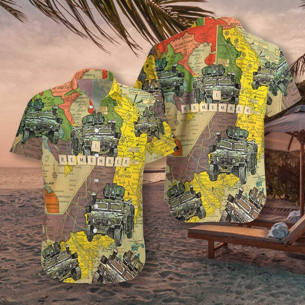 Memorial Day I remember Veteran Cool Design - Aloha Hawaiian Shirts For Men & For Women Couples - HAW1198