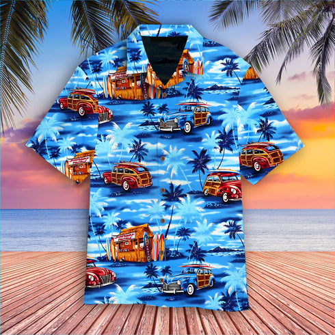 Classic Car Cool Design Hawaiian Shirts For Men & For Women Couples - HAW1502