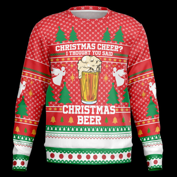 Beer Cheer for Christmas Funny Ugly Christmas Sweater Gift For Men & Women Adult - Christmas Gifts