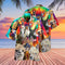 Colorful Llama Funny Cool Design - Aloha Hawaiian Shirts For Men & For Women Couples - HAW1368