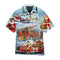 Merry Christmas Santa and Firefighter Aloha Hawaiian Shirts For Men & For Women - HAW1513