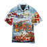 Merry Christmas Santa and Firefighter Aloha Hawaiian Shirts For Men & For Women - HAW1513