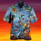 Halloween Pirate Dinosaur Scary - Aloha Hawaiian Shirts For Men & For Women Couples - HAW1407