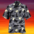 Halloween Black Cat Pattern - Aloha Hawaiian Shirts For Men & For Women Couples - HAW1408