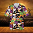 Halloween Cute Witch Cat - Aloha Hawaiian Shirts For Men & For Women Couples - HAW1421