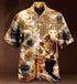 Halloween Skull Drink Coffee And Feel Alive - Aloha Hawaiian Shirts For Men & For Women Couples - HAW1431