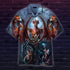 Halloween Dragon Fighting - Aloha Hawaiian Shirts For Men & For Women Couples - HAW1430