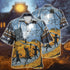 Halloween Black Cats- Aloha Hawaiian Shirts For Men & For Women Couples - HAW1435