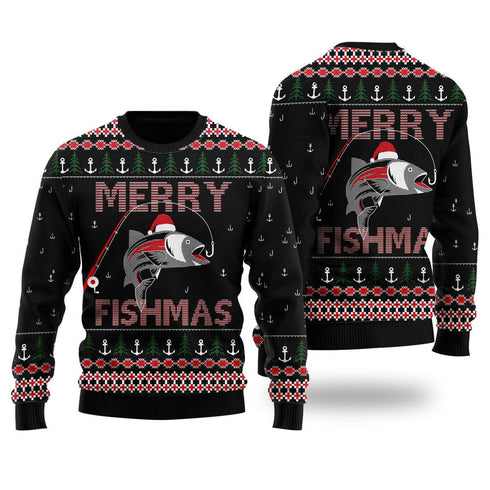 Fishing Lover Funny Ugly Christmas Sweater For Men & Women Adult - Christmas Gifts