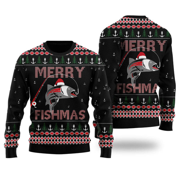 Fishing Lover Funny Ugly Christmas Sweater For Men & Women Adult - Christmas Gifts