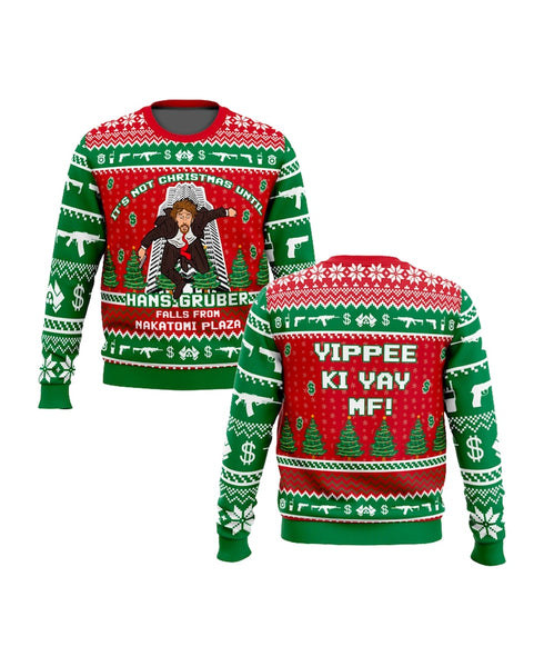 Nakatomi Plaza Die Hard Ugly Christmas Sweater For Men & Women Adult - Christmas Gifts