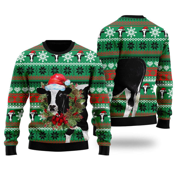 Naughty Cow Funny Ugly Christmas Sweater Gift For Men & Women Adult - Christmas Gifts
