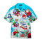 Santa Clause and Shark Short Sleeves Shirt