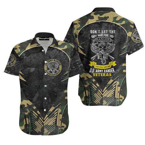 Veteran Day U.S. Army Aloha Hawaiian Shirts For Men & For Women - HAW1507