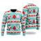 Santa Vintage Light Up Pattern Ugly Christmas Sweater For Men & Women Adult - Christmas Gifts