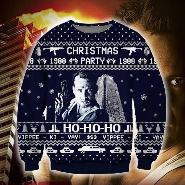 Nakatomi Die Hard Merry Christmas Ugly Christmas Sweater For Men & Women Adult - Christmas Gifts