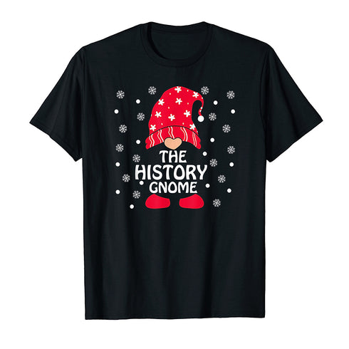 Merry Christmas The History Gnome Costume Matching Family Unisex T-shirt For Men & For Women R1145