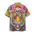 Hippie Tiger and Skull Aloha Hawaiian Shirts For Men & For Women Couples - HAW1487