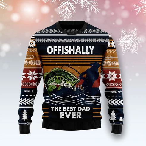 Fishing Retro Vintage Funny Ugly Christmas Sweater For Men & Women Adult - Christmas Gifts