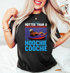 Hotter Than A Hoochie Coochie 4th of July Funny Shirt
