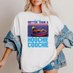 Hotter Than A Hoochie Coochie 4th of July Funny Shirt