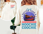 Vintage Hotter Than A Hoochie Coochie 4th Of July Funny Shirt