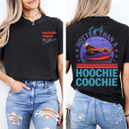 Vintage Hotter Than A Hoochie Coochie 4th Of July Funny Shirt