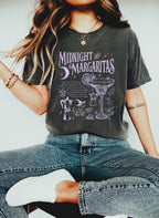 Midnight Margaritas Halloween T-shirt, Cute Summer Vacation Shirt