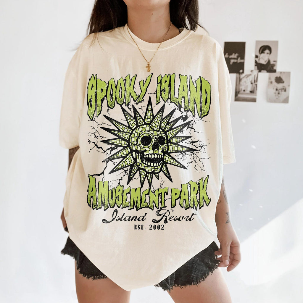 Spooky Island Halloween T-Shirt, Cute Summer Vacation Shirt