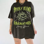 Spooky Island Halloween T-Shirt, Cute Summer Vacation Shirt