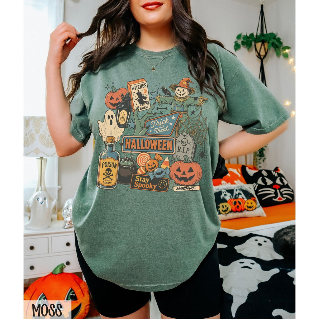 Spooky Party Halloween T-shirt, Cute Summer Vacation Shirt