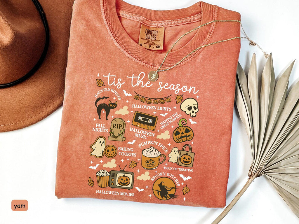 Tis' The Season Halloween T-shirt, Cute Summer Vacation Shirt