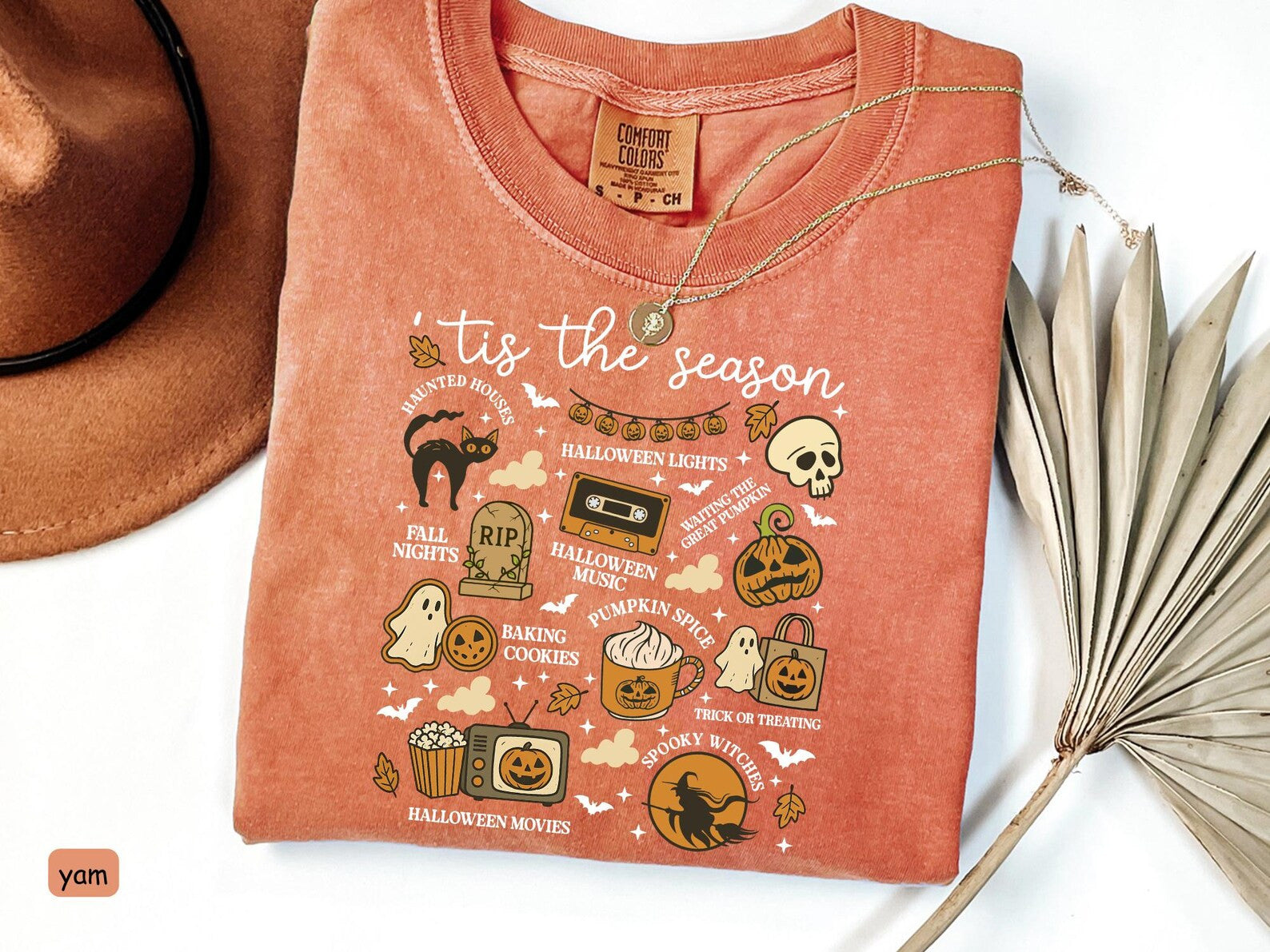 Tis' The Season Halloween T-shirt, Cute Summer Vacation Shirt