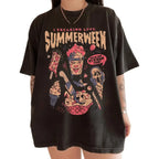 I Freaking Love Summerween Halloween T-Shirt, Funny Summer Vacation Shirt