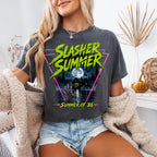 Retro Summer Horror Halloween T-Shirt, Funny Summer Vacation Shirt