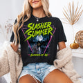 Retro Summer Horror Halloween T-Shirt, Funny Summer Vacation Shirt