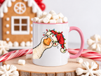 Silly Goose Christmas Mug | Cute Santa Hat Goose Hot Cocoa Gift
