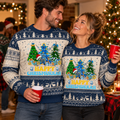Happy Chrismukkah Family Sweater | Matching Christmas Hanukkah Gift