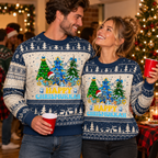 Happy Chrismukkah Family Sweater | Matching Christmas Hanukkah Gift