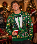 Tuxedo Suit Funny Ugly Christmas Sweater For Men - Christmas Gift
