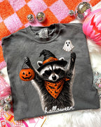Funny Raccoon Halloween T-Shirt, Funny Summer Vacation Shirt