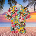 Bee Flower Spring Peony Cool Design - Aloha Hawaiian Shirts For Men & For Women
