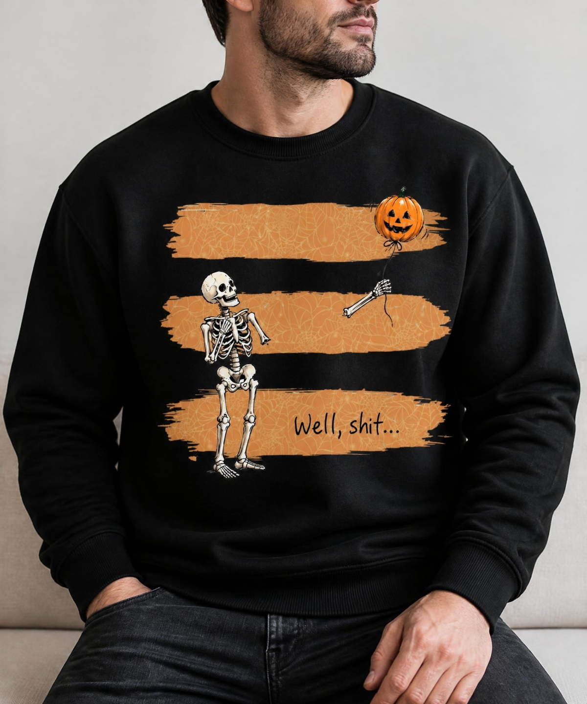 Funny Skeleton Well Shit Halloween Shirt