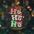 Pembroke Welsh Corgi Dog Santa Funny Christmas Ceramic Ornaments - Christmas Decoration Gifts