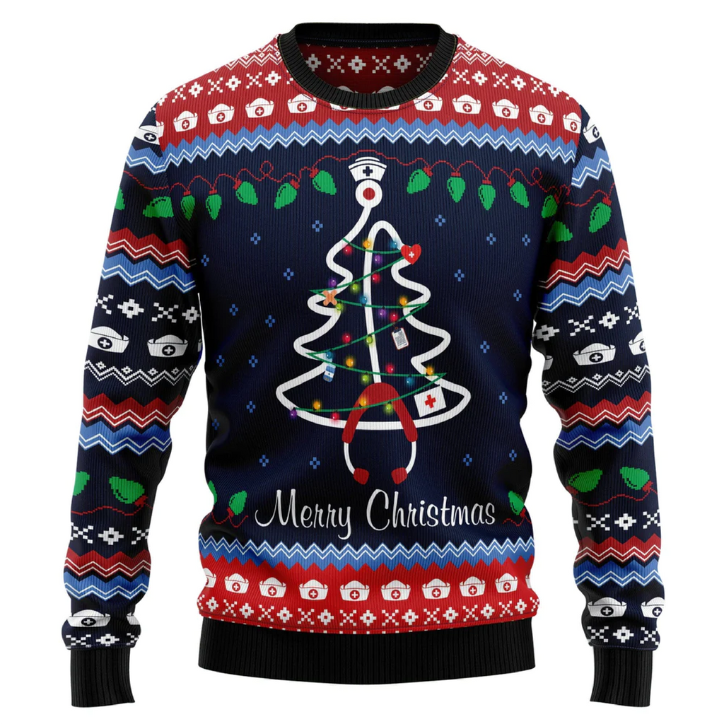 Nurse Life Christmas Ugly Christmas Sweater For Women & Men - Christmas Gift