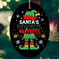 Santa Elf Funny Christmas Ceramic Ornaments - Christmas Decoration Gifts