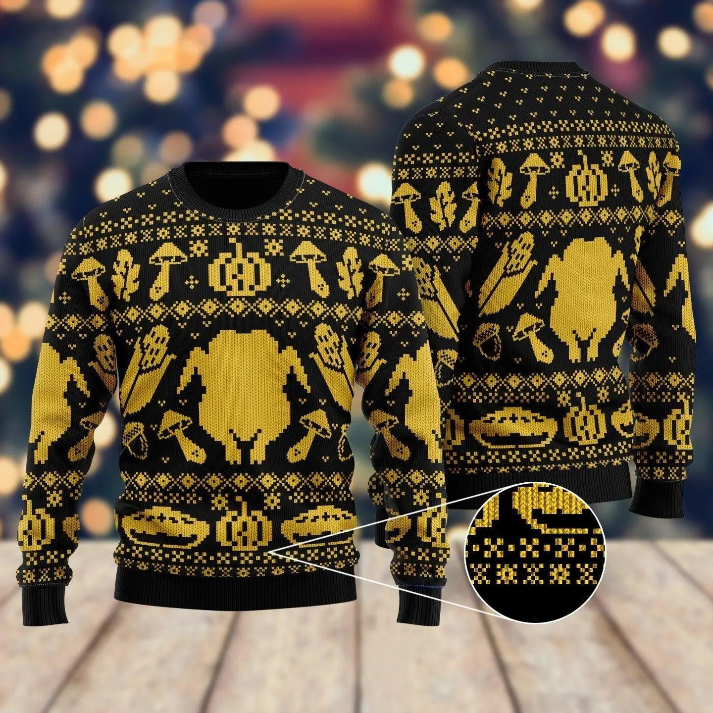Turkey Thanksgiving Ugly Christmas Sweater For Women & Men - Thanksgiving Gift