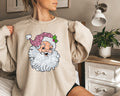 Funny Disco Santa Christmas Unisex Crewneck Sweatshirt