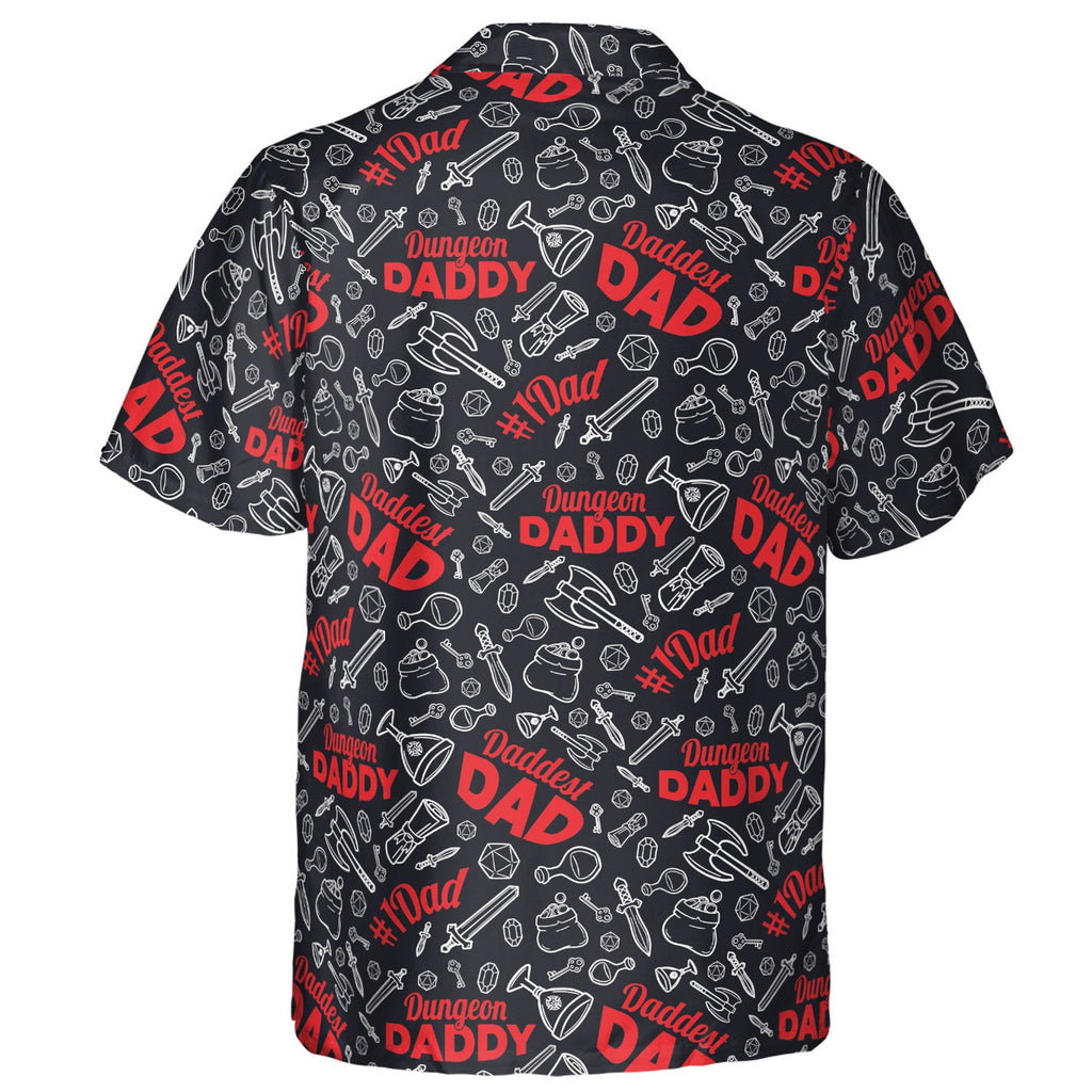 Dungeon Daddy DnD Cool Design  - Aloha Hawaiian Shirts For Men, Father's Day Gift